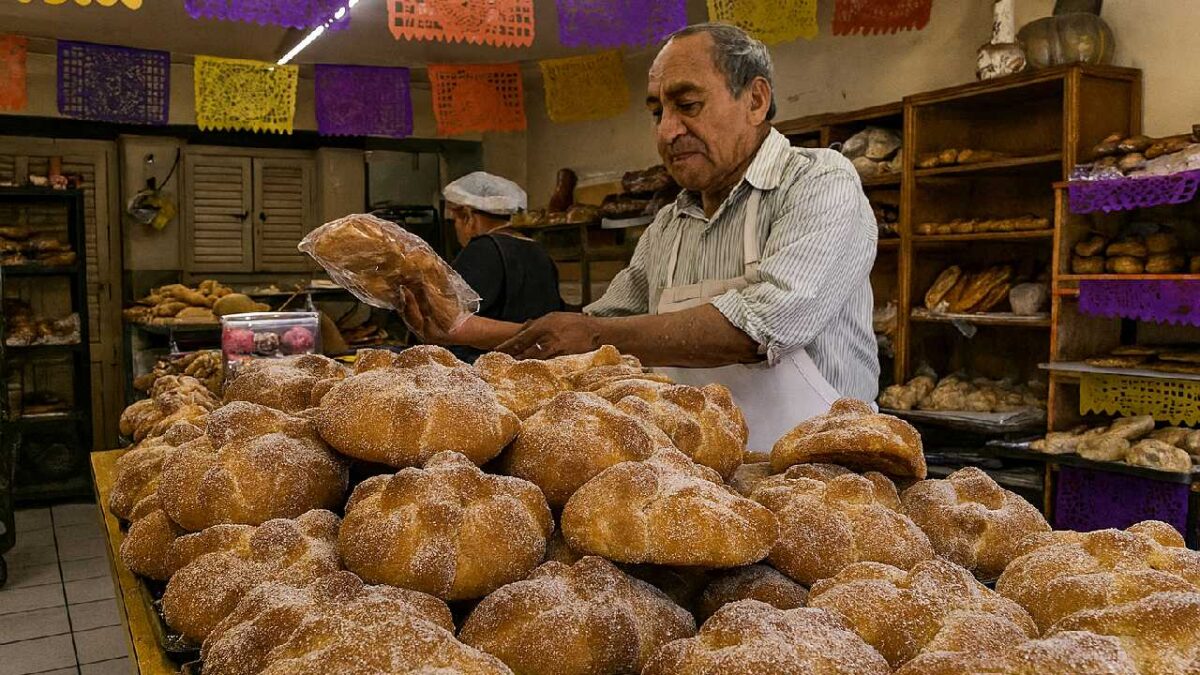 El Pan de Muerto se vende en esta temporada.