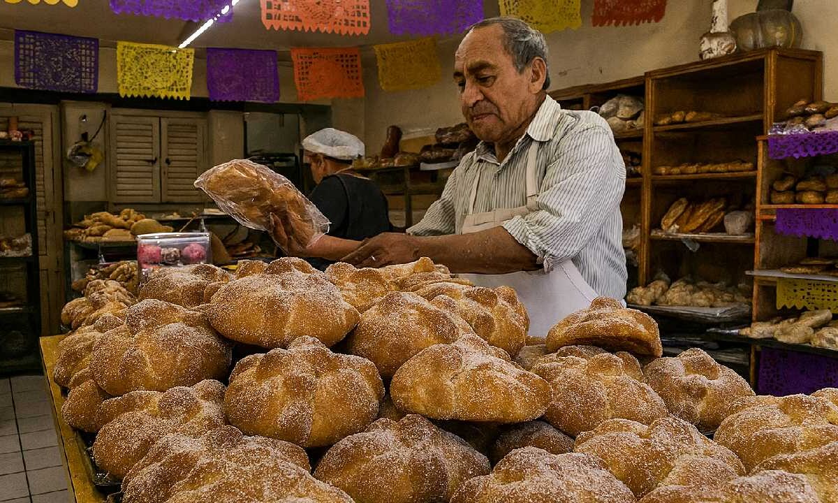 El Pan de Muerto se vende en esta temporada.
