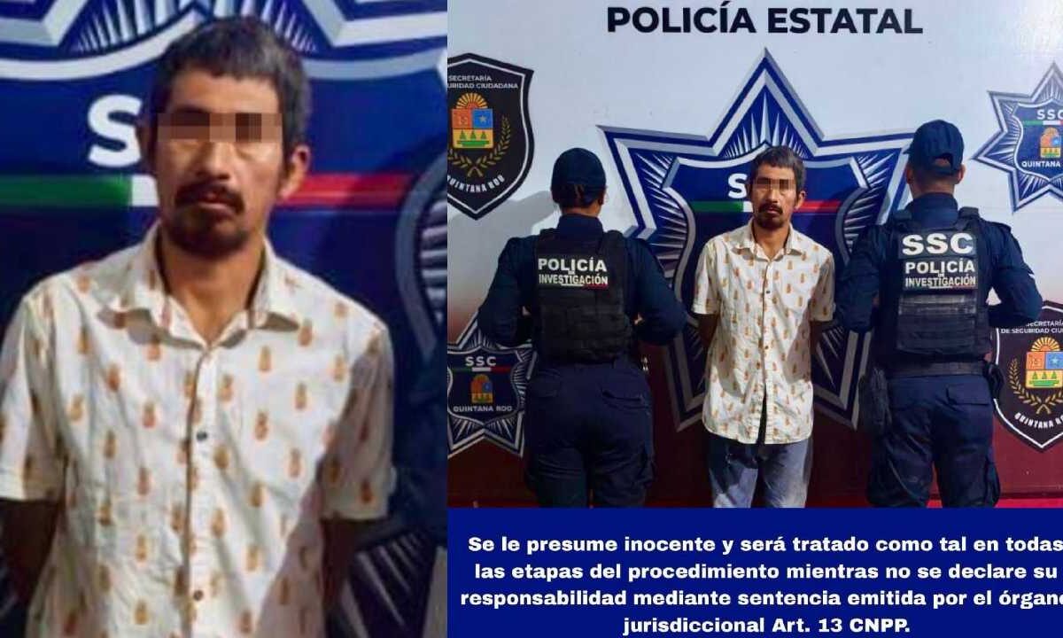 El sujeto fue detenido.