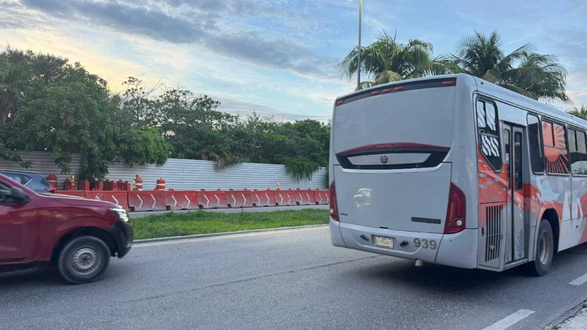 Ubica los cierres viales.