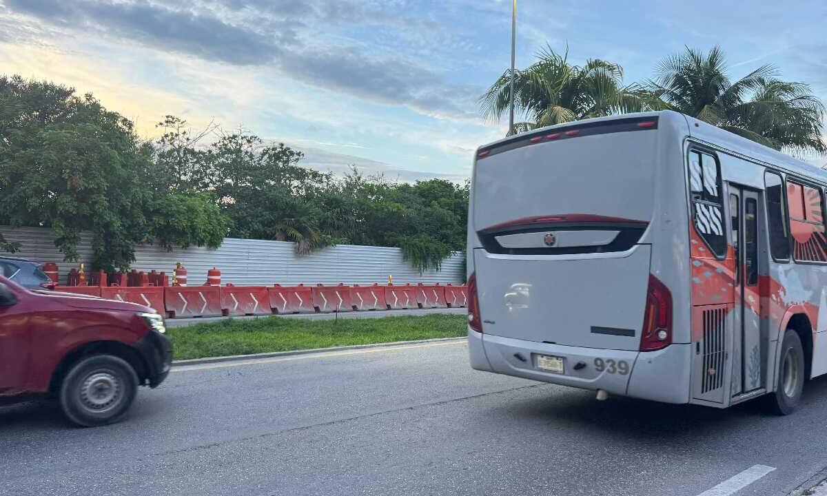 Ubica los cierres viales.