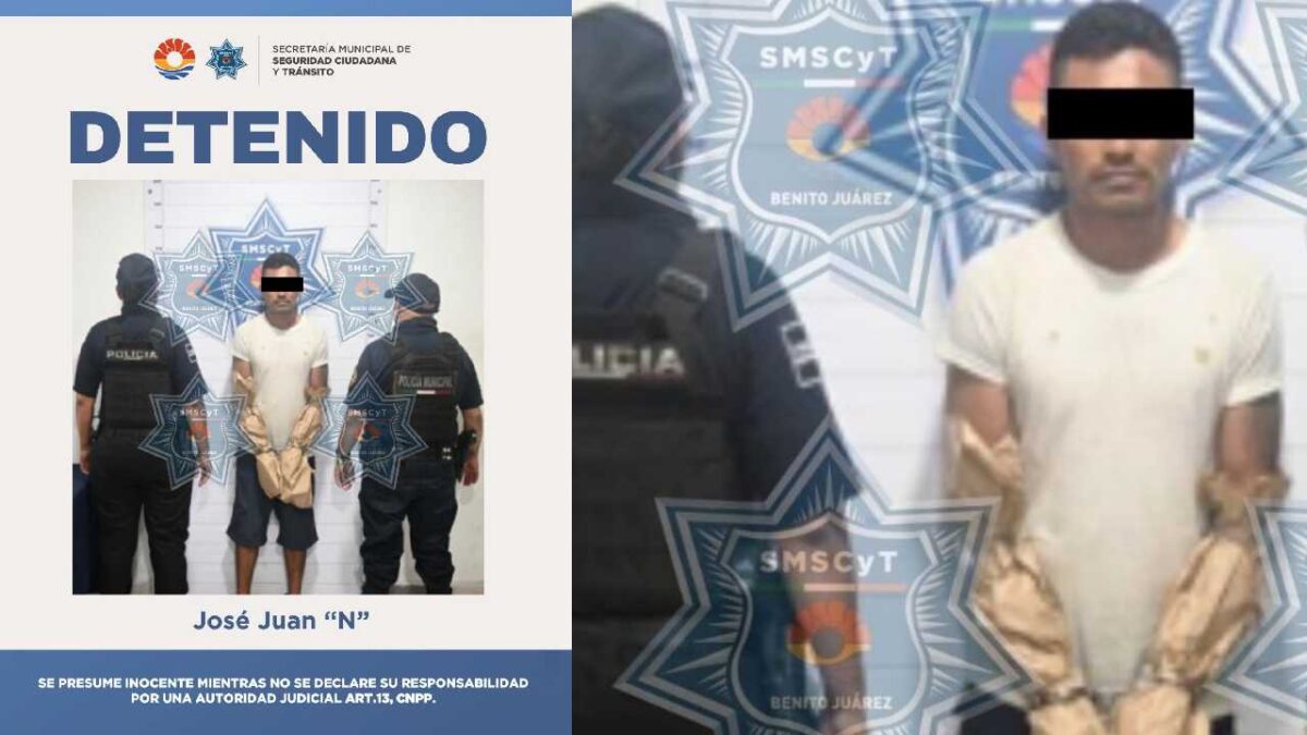 Intento de asalto deja una mujer herida y un detenido.