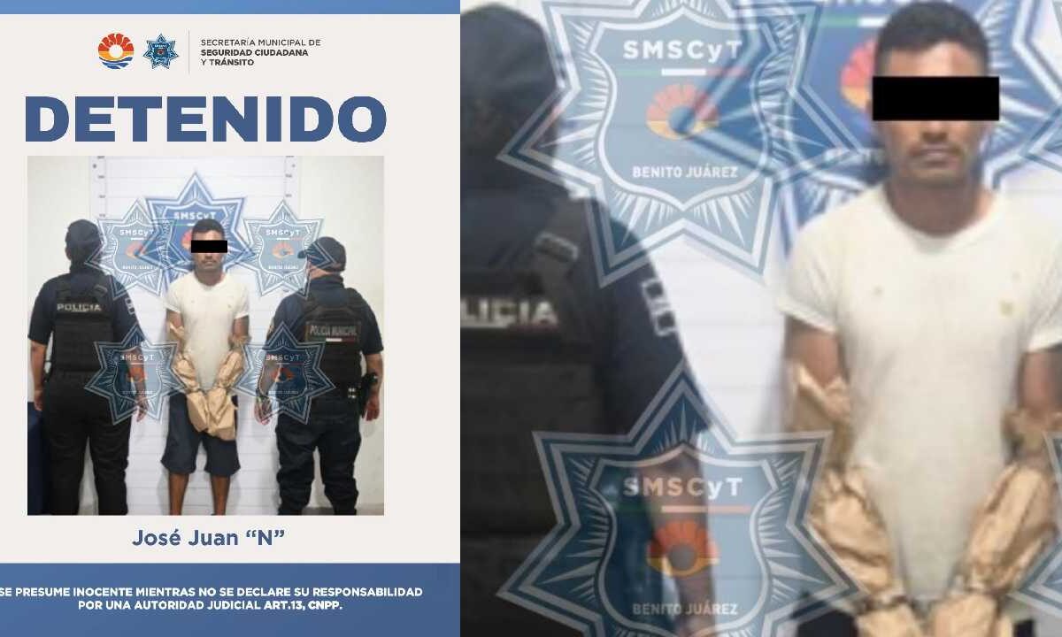 Intento de asalto deja una mujer herida y un detenido.