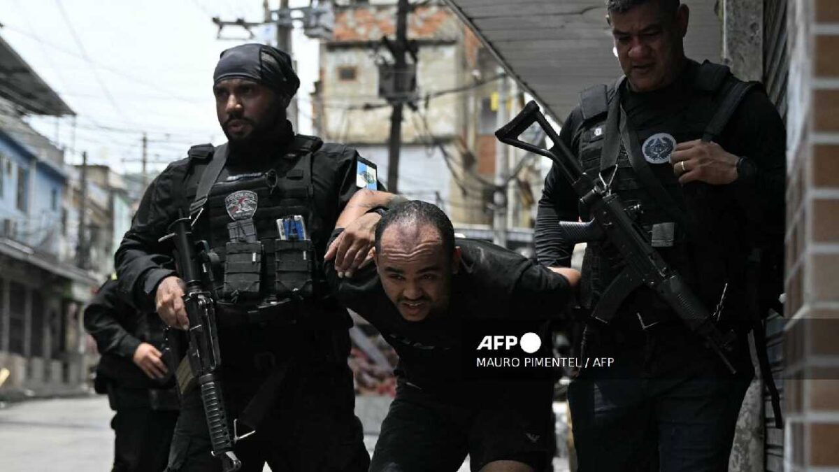Violento operativo en Río de Janeiro.