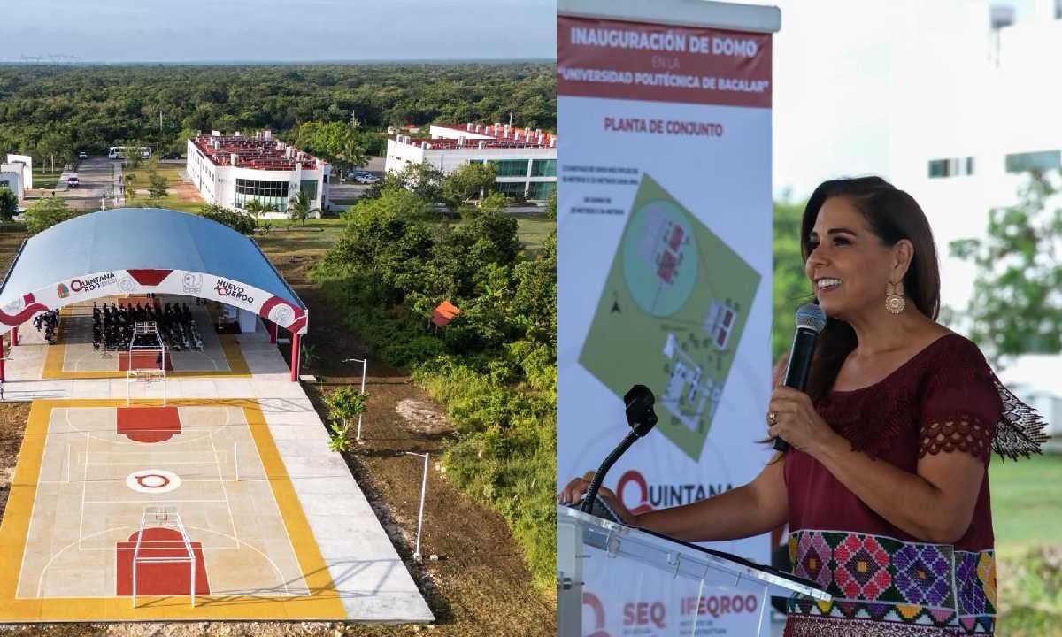 Mara Lezama entrega domo.