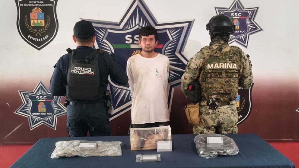 El presunto narcomenudista.