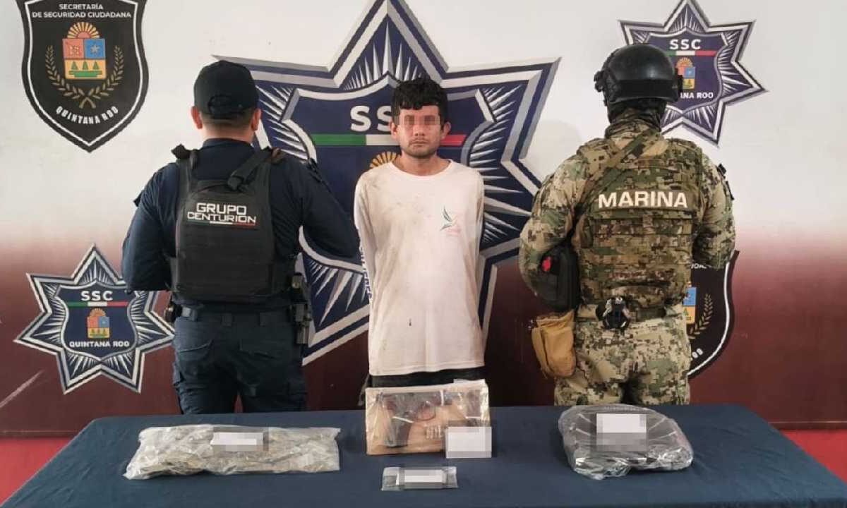 El presunto narcomenudista.