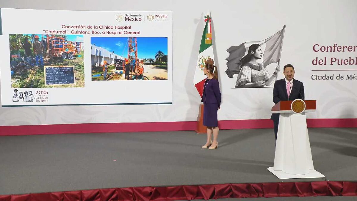 Issste anuncia mastógrafo en hospital de Chetumal.