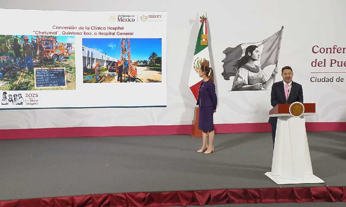 Issste anuncia mastógrafo en hospital de Chetumal.