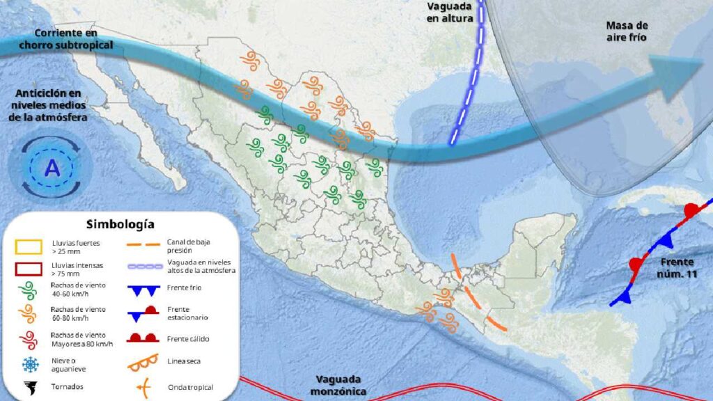 Se prevén nublados.