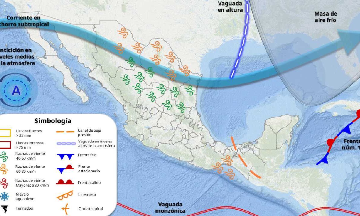 Se prevén nublados.