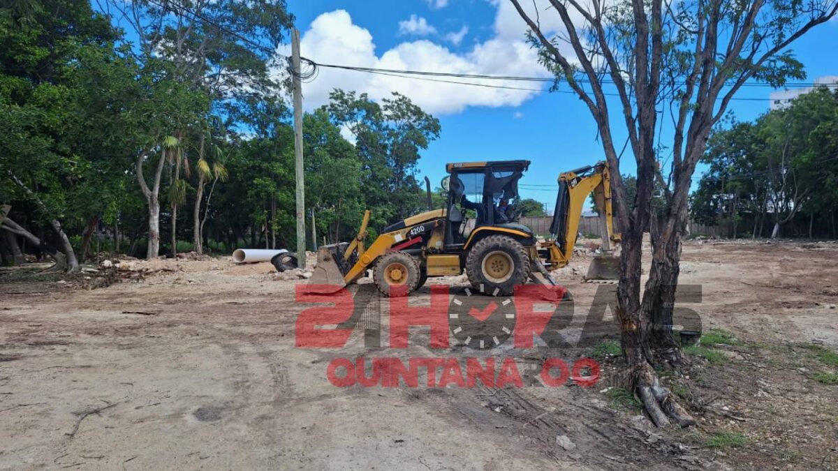 Nuevo tanque de agua en Cancún.