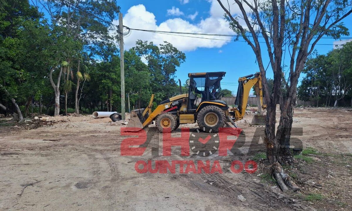 Nuevo tanque de agua en Cancún.