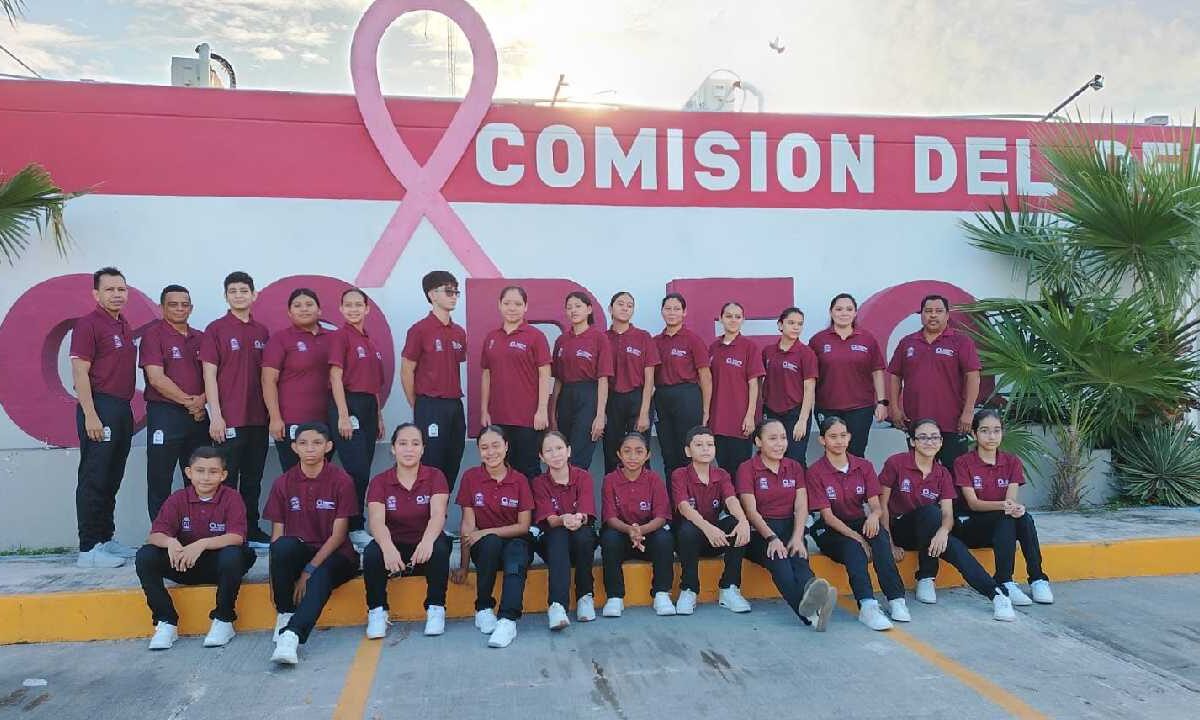Brillantes deportistas.