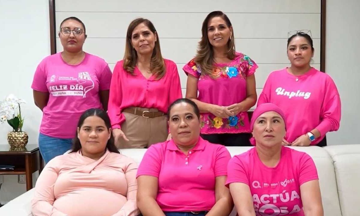 Campaña de prevención del cáncer de mama.