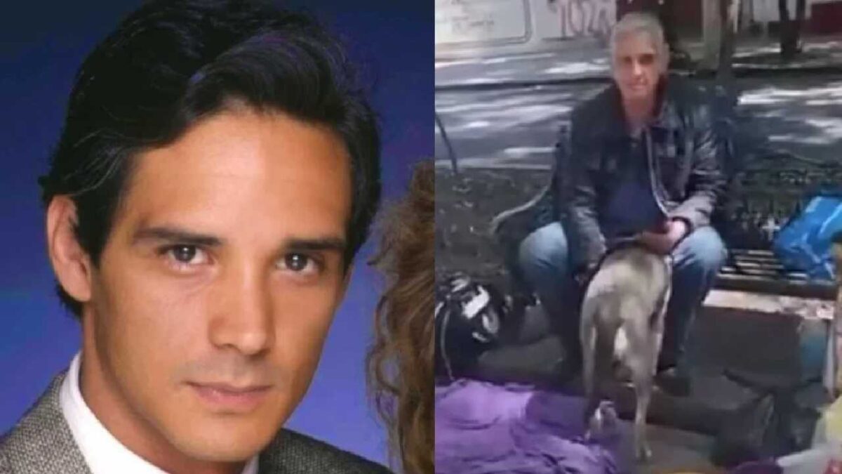 Alejandro Landero en situación de calle.