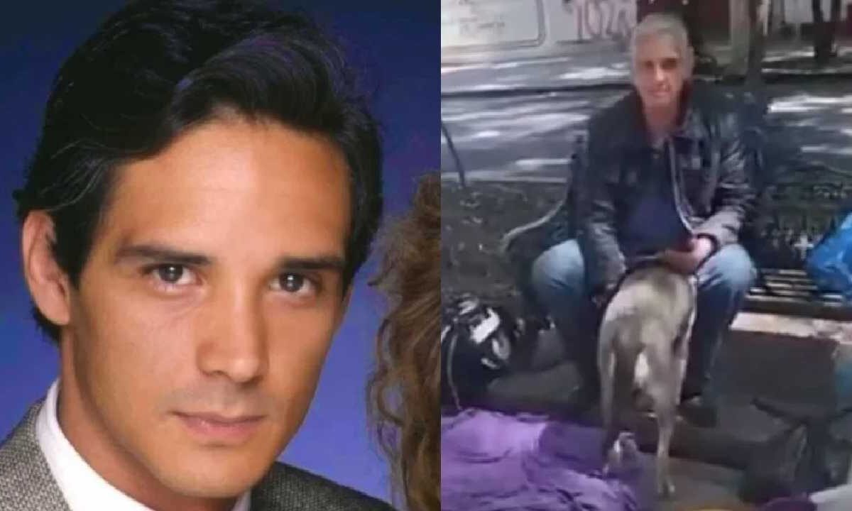 Alejandro Landero en situación de calle.