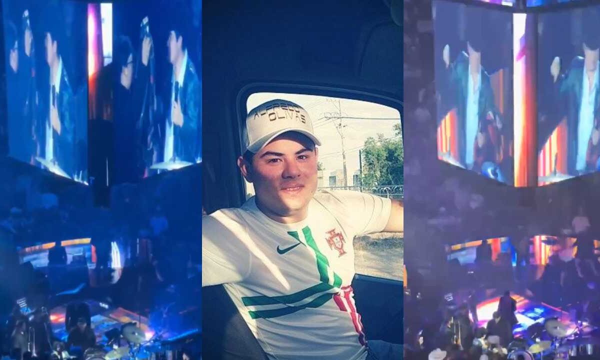 Alfredo Olivas terminó su concierto en Pachuca.