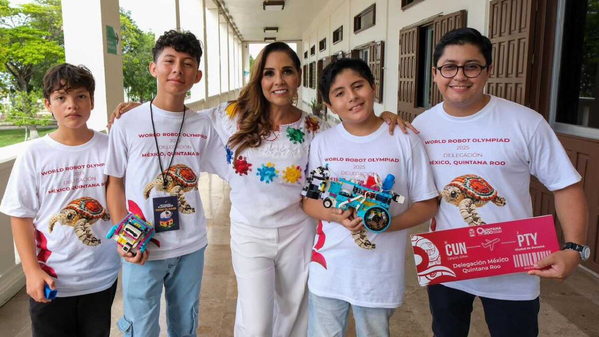 Estudiantes de Quintana Roo participarán en competencia de robótica.
