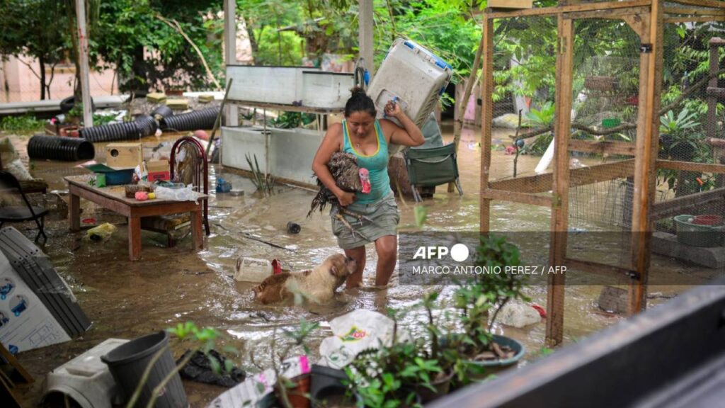 Inundaciones en Veracruz.