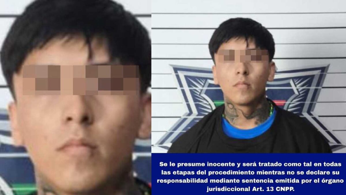 La policía detuvo al sujeto.