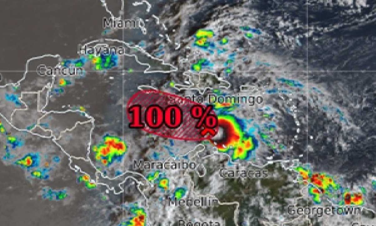 Posible formación ciclónica en el Mar Caribe.
