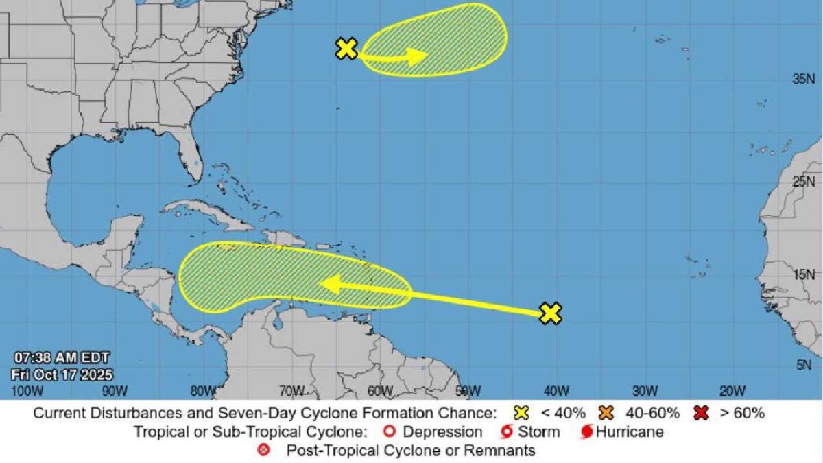 Vigilan onda tropical.