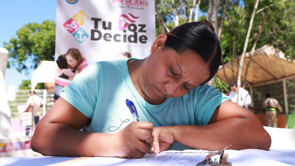 Programa de participación ciudadana en Isla Mujeres.