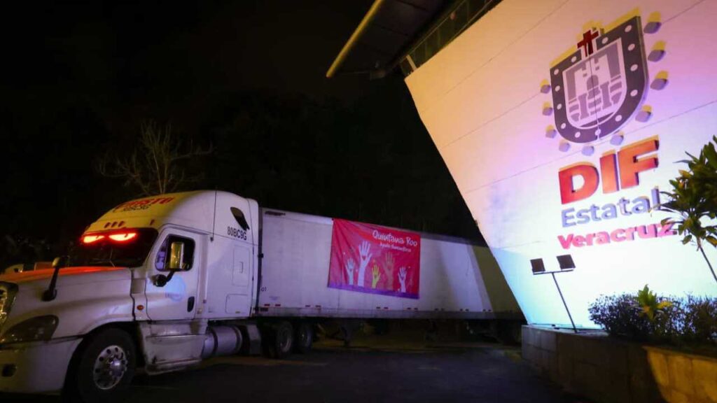 Solidaridad con los veracruzanos por lluvias.