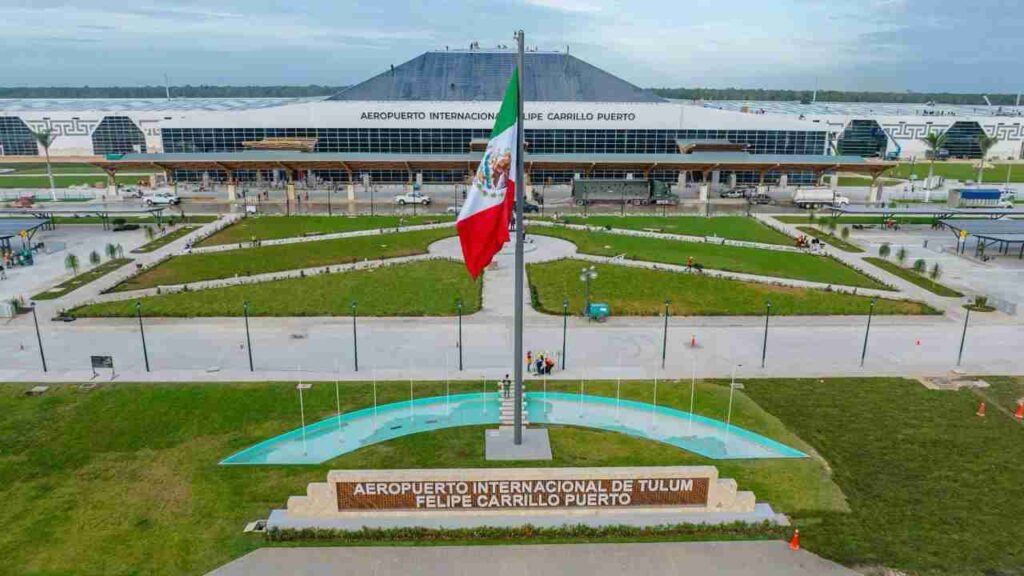 El Aeropuerto Internacional de Tulum, a lo grande.