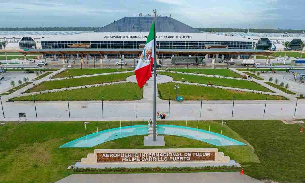 El Aeropuerto Internacional de Tulum, a lo grande.