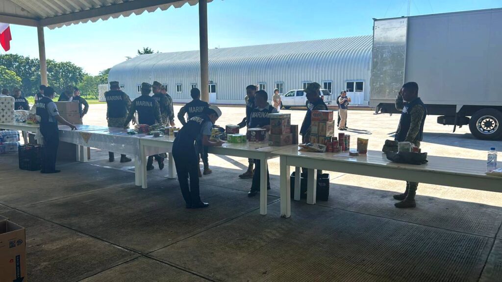 Centro de acopio en Chetumal.