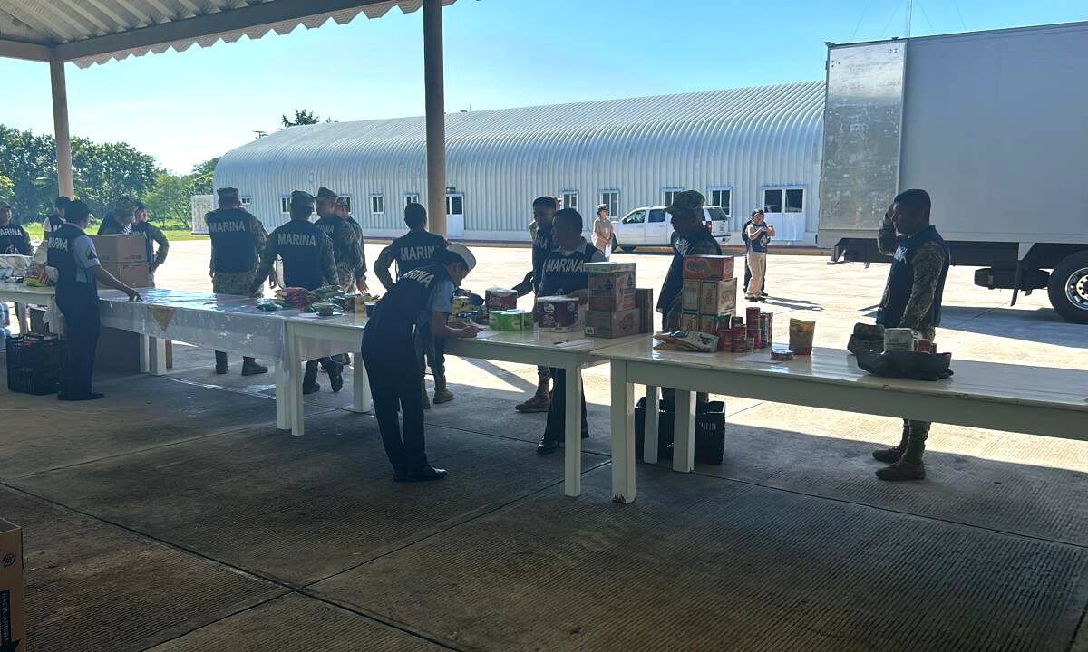 Centro de acopio en Chetumal.