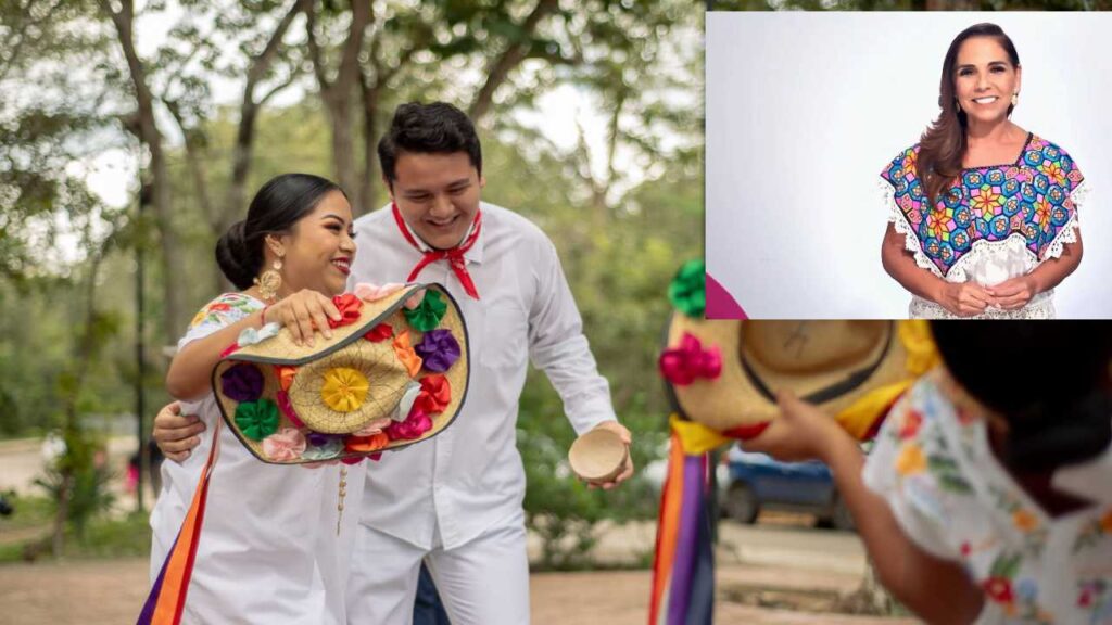 Mara Lezama honra a los pueblos originarios.