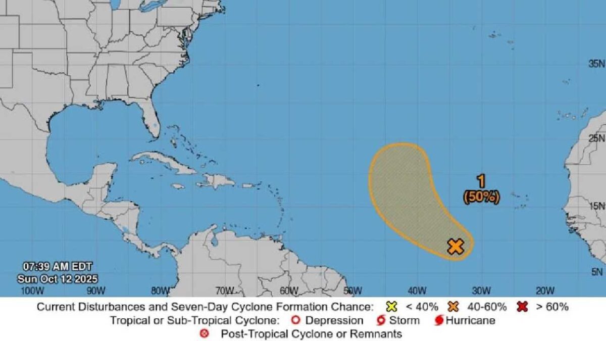 Actividad en el Atlántico.