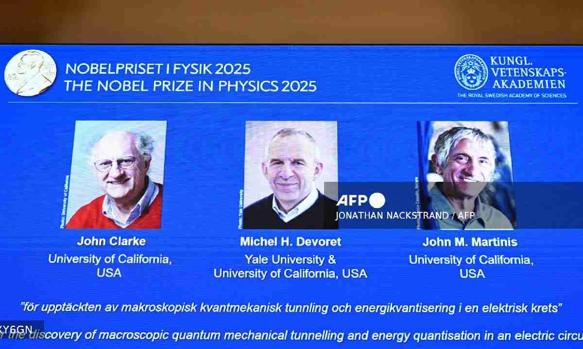 Ganadores del Nobel de Física.