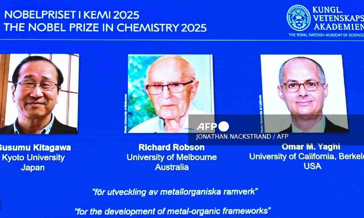 Ganadores del Nobel de Química.
