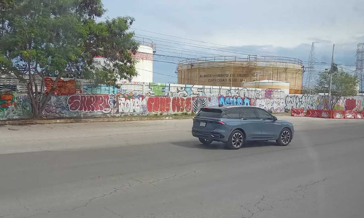 Cierres viales en Cancún.