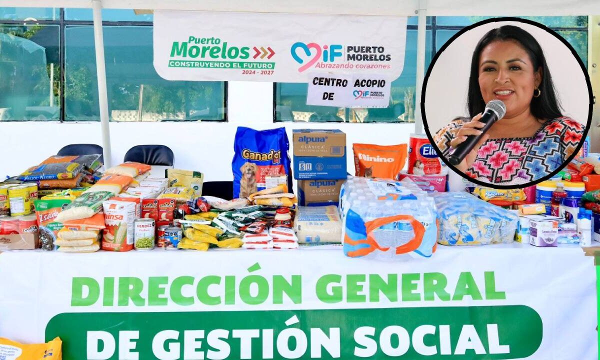 Centro de acopio en Puerto Morelos.