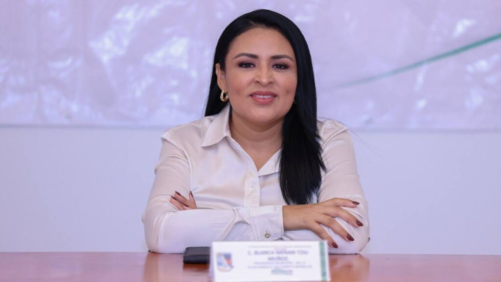 Blanca Merari Tziu Muñoz, aldaldesa de Puerto Morelos.