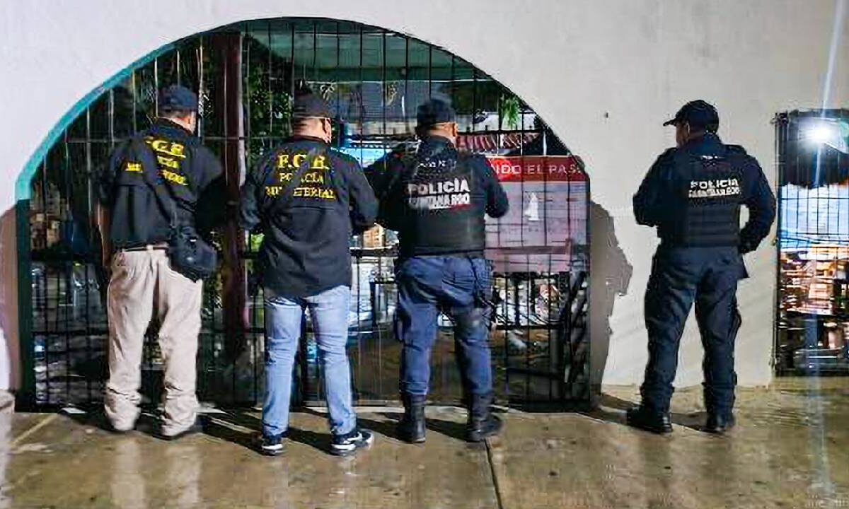 Rescate de víctimas de trata en Quintana Roo.