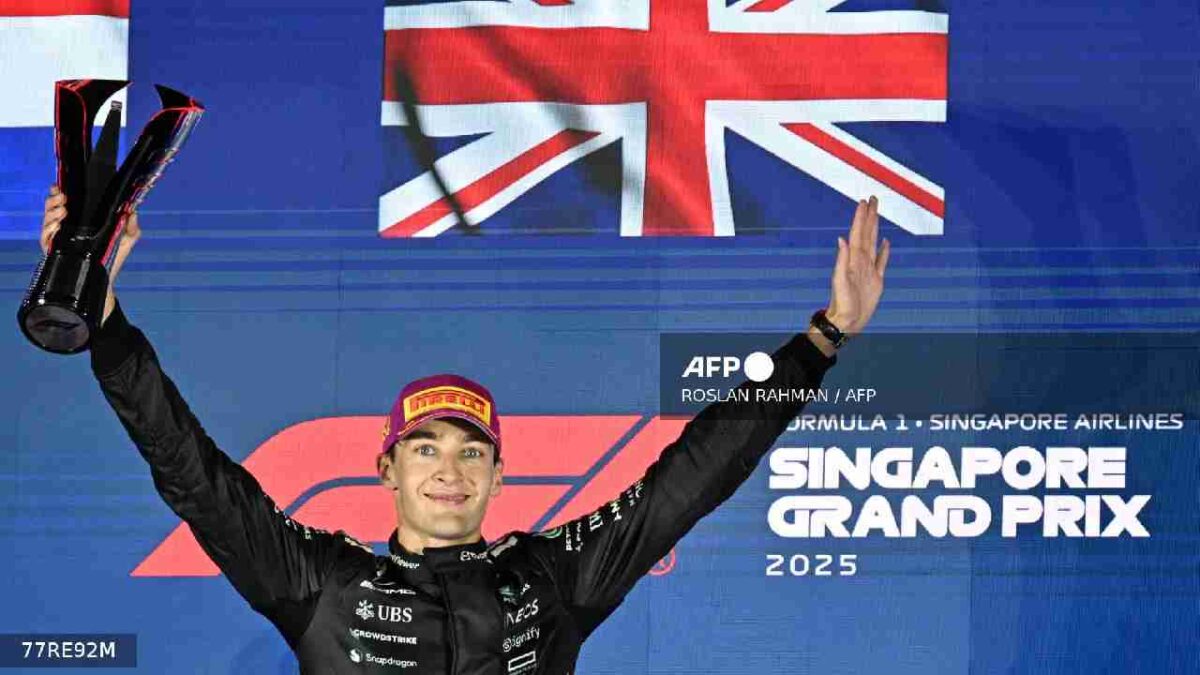 George Russell, el ganador.