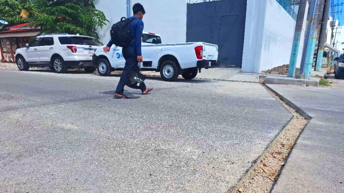 Daños a la infraestructura pública de Chetumal.