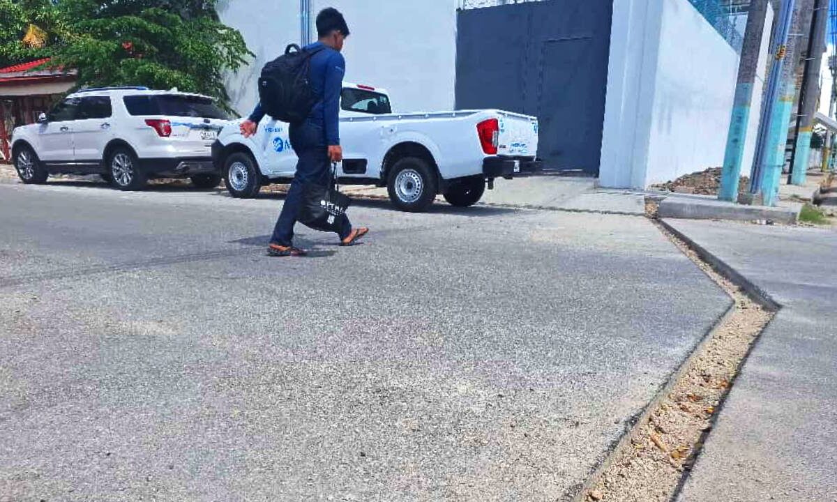 Daños a la infraestructura pública de Chetumal.