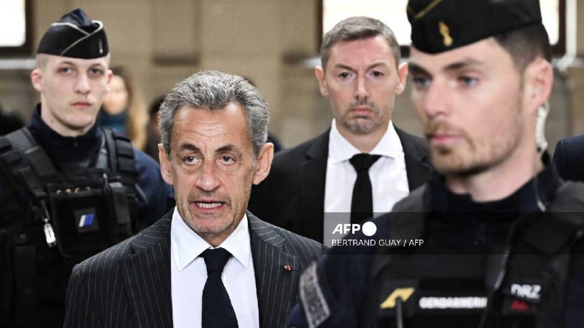Nicolas Sarkozy, encarcelado.