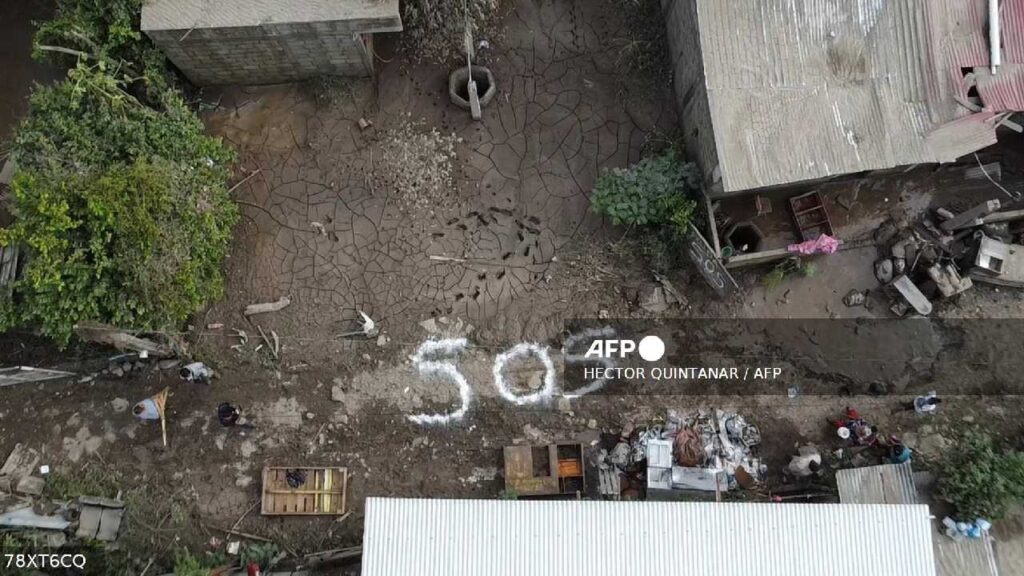 Sigue el recuento por las lluvias en México.