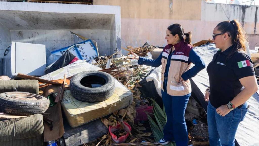 Estefanía Mercado en acción.