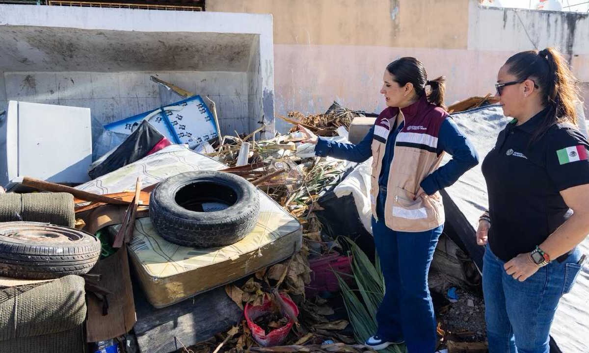 Estefanía Mercado en acción.