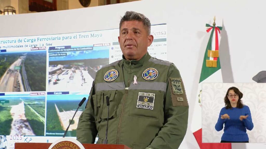 Avances de la terminal de carga del Tren Maya en Cancún.