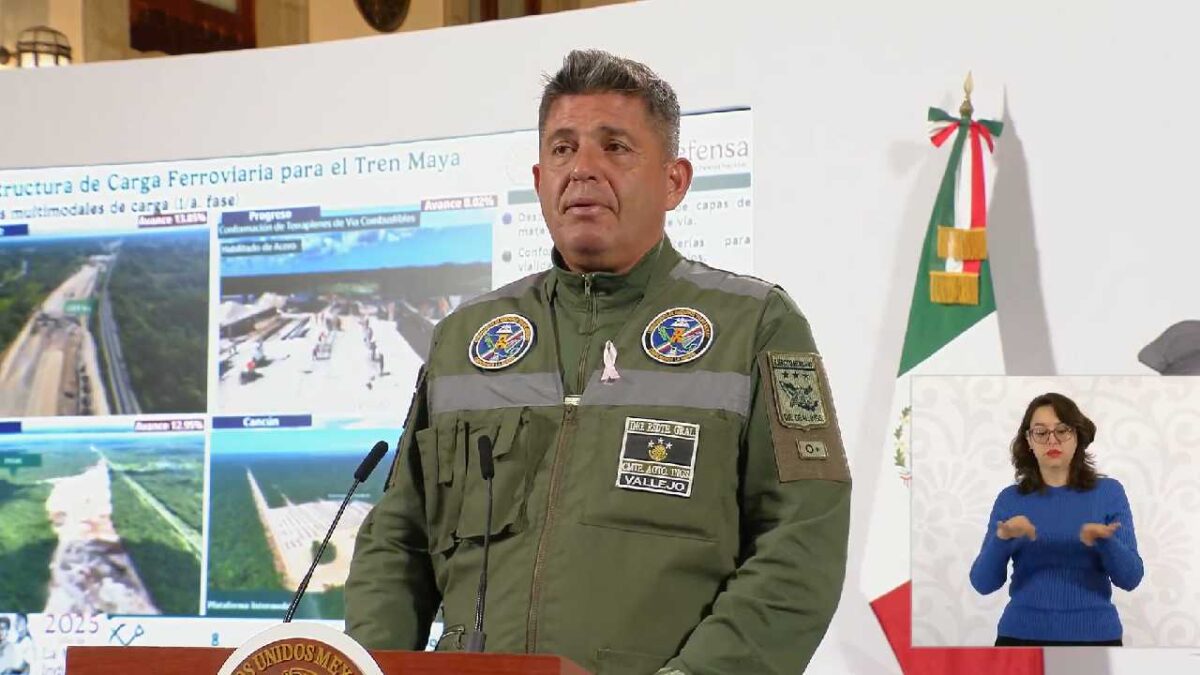 Avances de la terminal de carga del Tren Maya en Cancún.